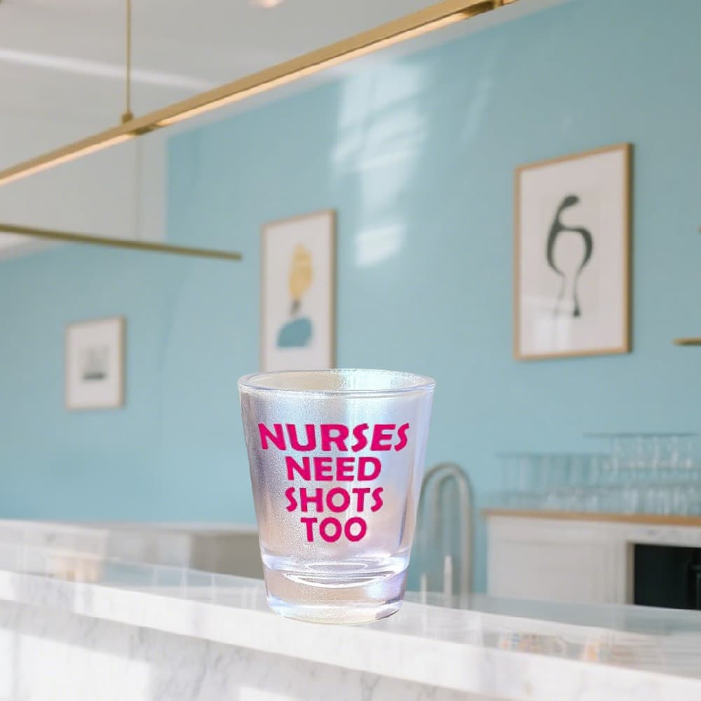 TEMU 1.5oz 1pc Shot Glass Nurses Need Shots Too Spirits Mixing Cup Wedding Bridal Party Favors Bathing Birthday Gift For Men Women Gift For Mom