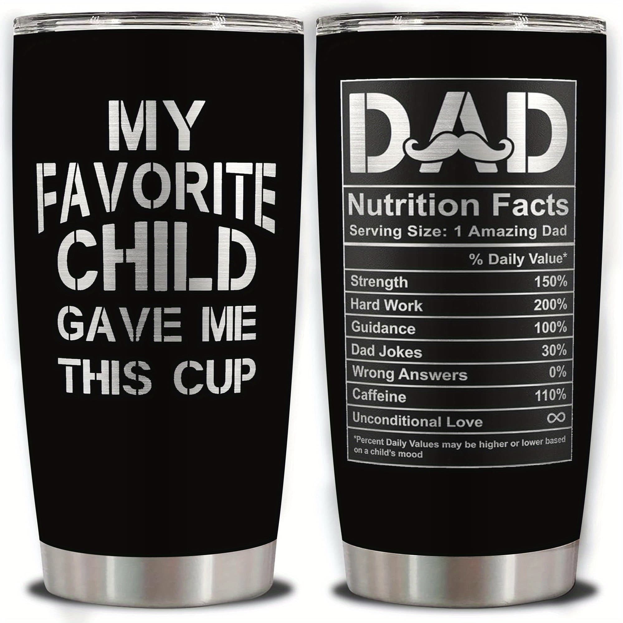 TEMU Gifts For Dad - 20oz Tumbler, Christmas, Birthday, Father's Day Gifts, From Daughter & Son