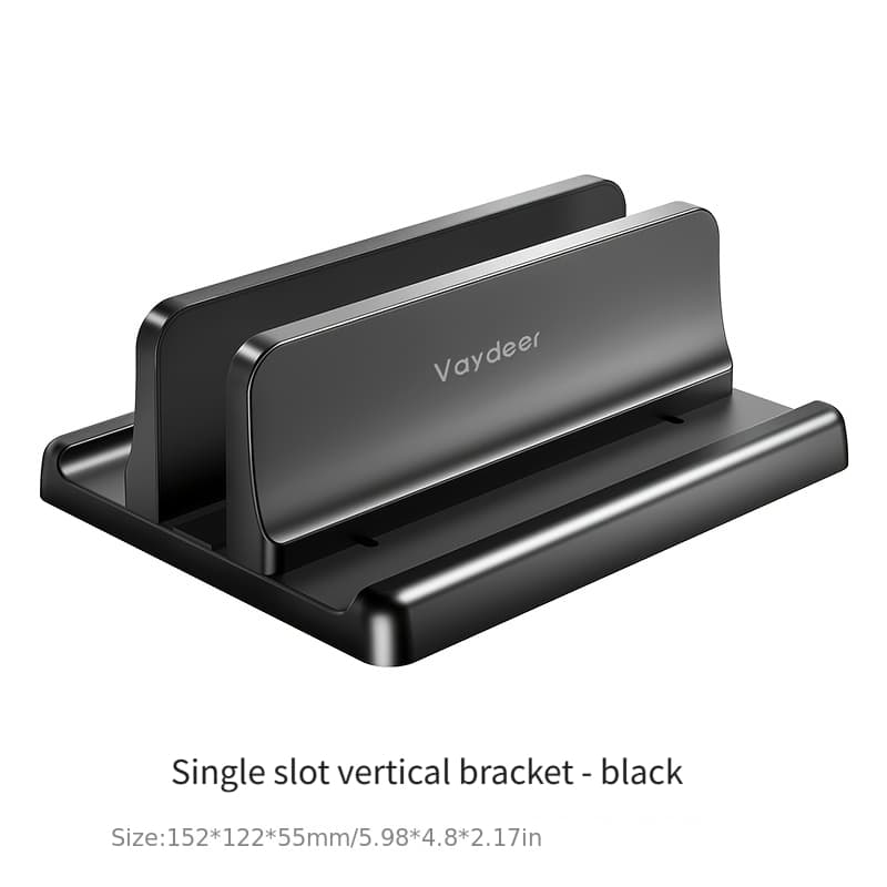 TEMU Vaydeer Vertical Laptop Stand, Vertical Side-placement Storage Stand, Made Of High-quality Abs Plastic, Space-saving, Adjustable Desktop Organizer, Suitable For All Macbook//surface