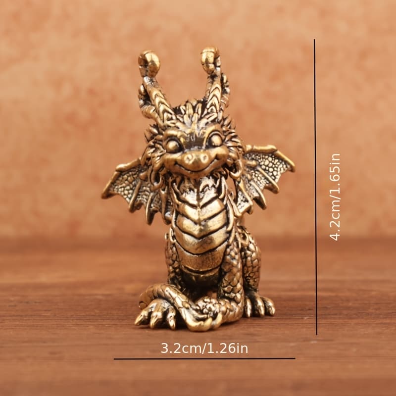 TEMU Collectible Figurines ,cartoon Flying Dragon Ornaments