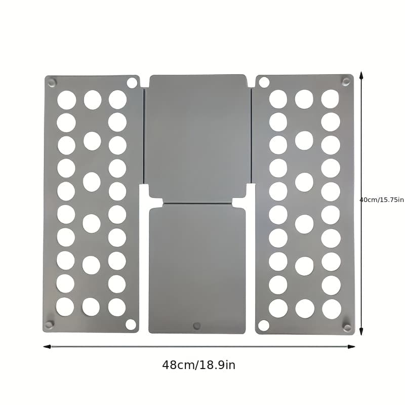 TEMU Clothing Folding Board – Small Size 18.9" X 15.75", Simple And Organizer For Teens And Adults, Shirt Folder With Multiple Holes For Home Storage, Clothing Storage Solution | | Organizer, Laundry
