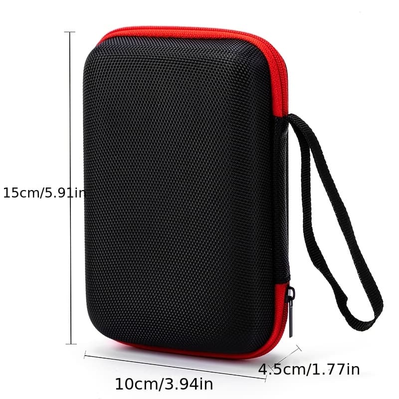 TEMU Oxford Cloth Hard Shell Hard Disk Storage Bag, Power Bank, Data Cable, Usb Flash Drive, Mobile Phone Storage Box, Digital Accessories, Product Storage Bag