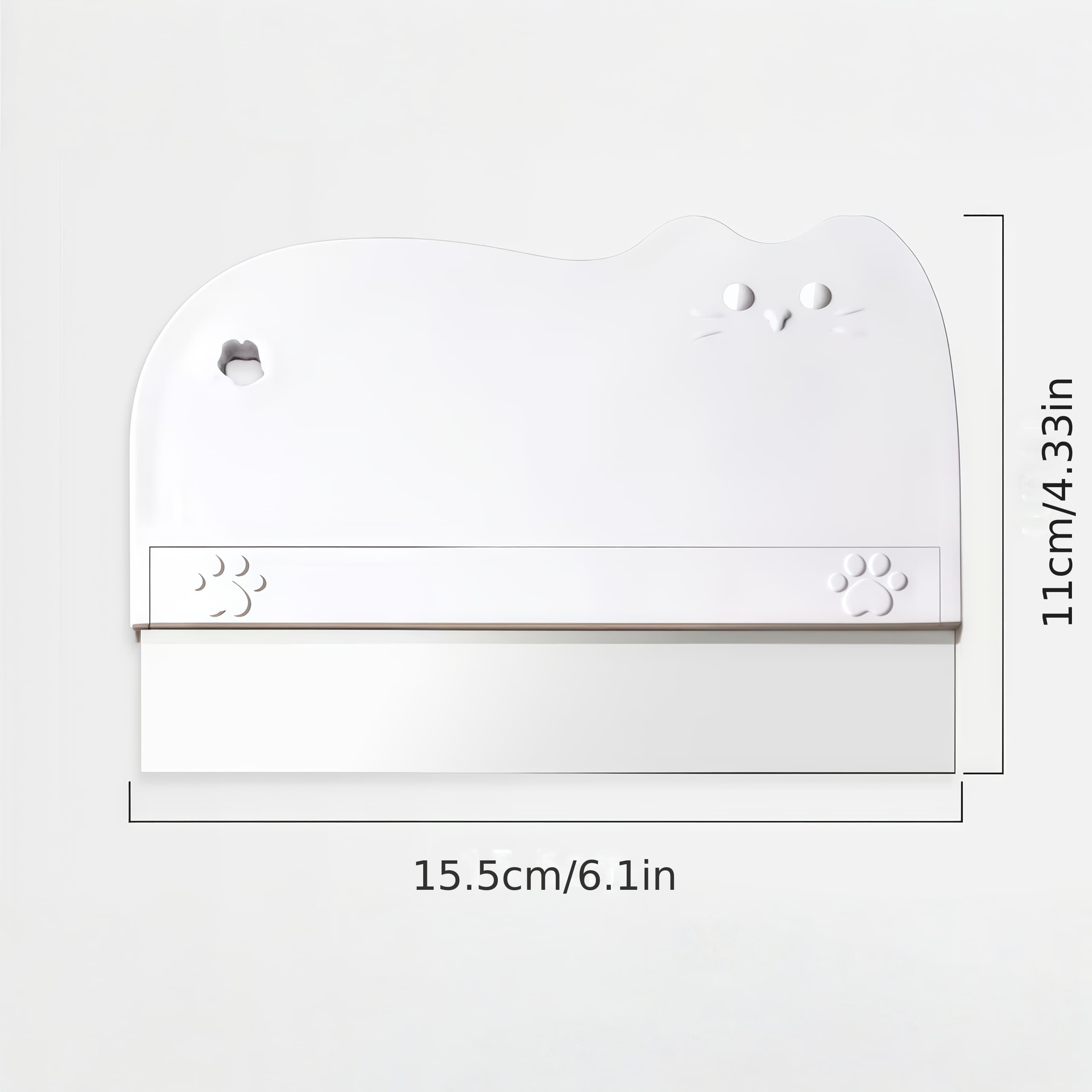 TEMU Set Of 2 Cake Smoothing Scrapers | Made From Food-safe Transparent Pe Plastic | Cake Decorating Tools, Material: Flexible Acrylic Scraper, Ideal For Cake Toppers/bread Decoration/icing Smoothing