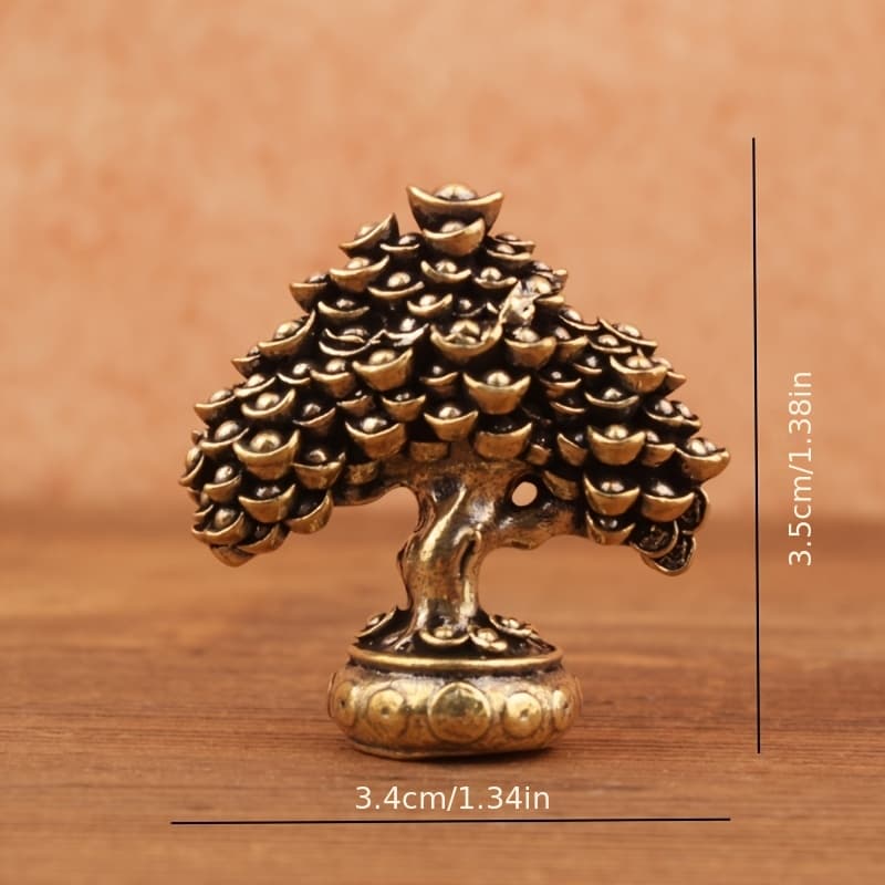 TEMU Collectible Figurines ,1pc/tree Full Of /money-making Decoration
