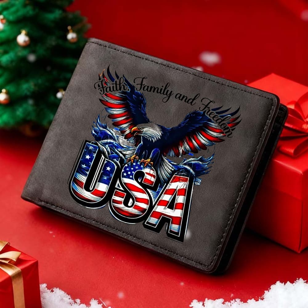 TEMU 1pc Faux Leather Wallet Compact Card Holder For Men Gray Credit Card Wallet Weekend Trips Casual Gift