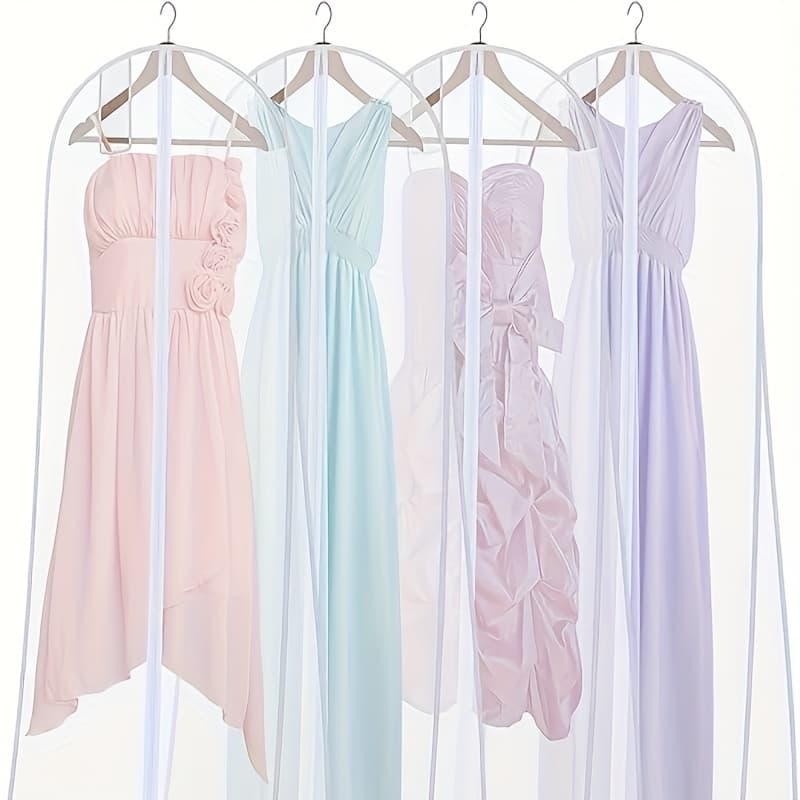 TEMU Thickened And Enlarged Transparent Clothing Dust Bag, 62.99in*27.56in*11.81in