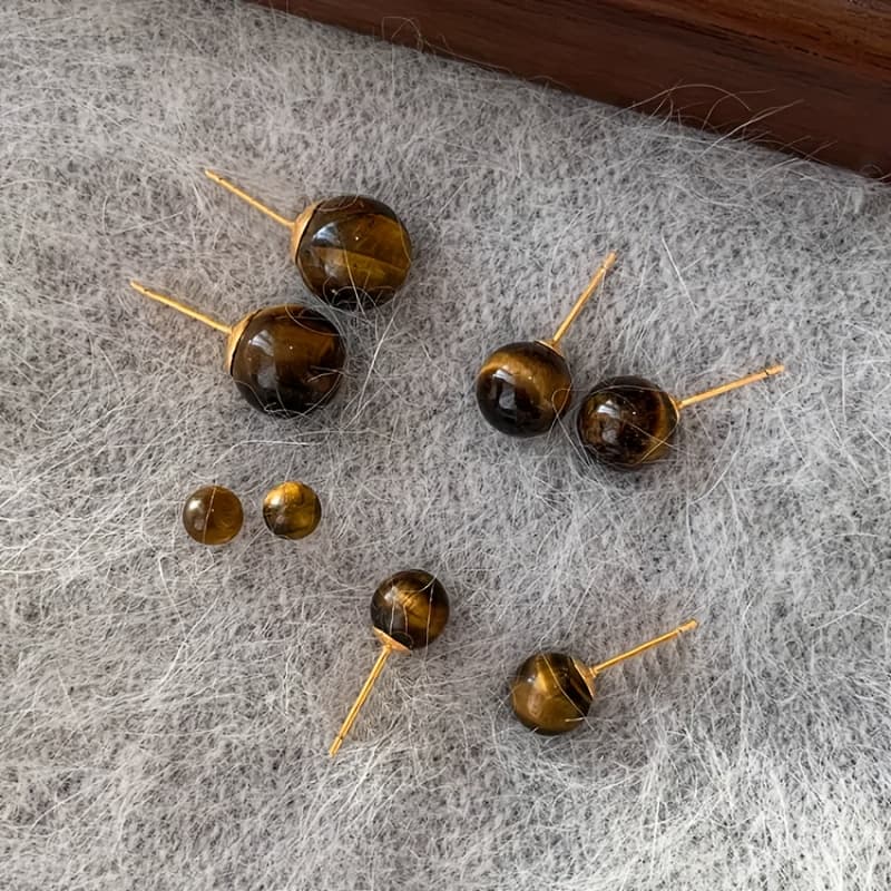 TEMU Set Of 8 Style Stud Earrings, Easy Retro Elegant Ear Additions