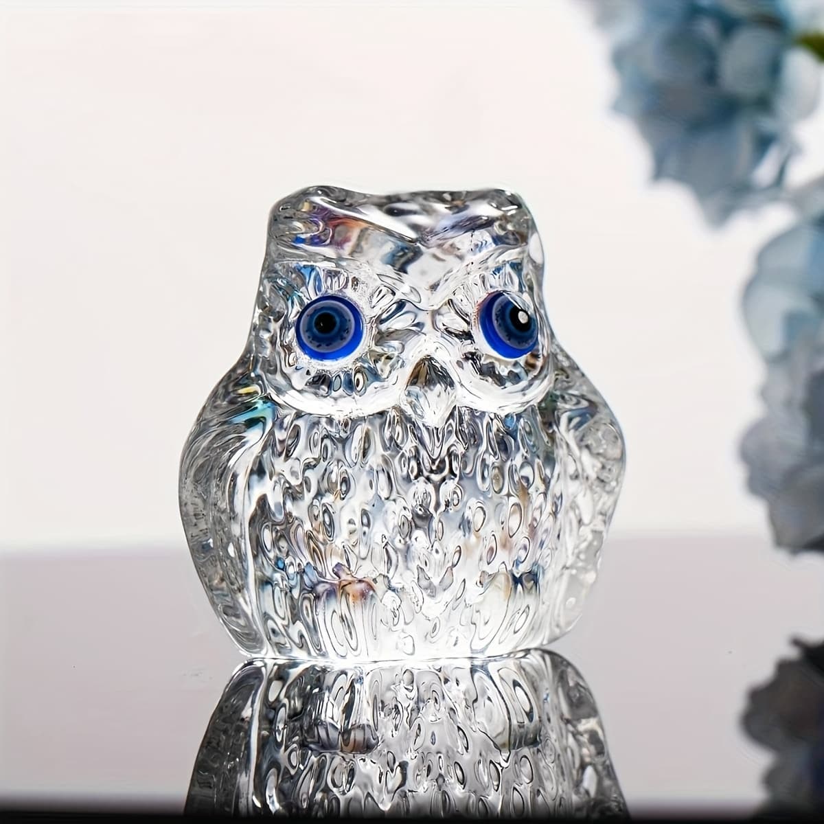 TEMU A Crystal Owl Ornament, Suitable For Home Decor, Room Decoration, Small Decorative Items For Rooms, Living Room Decor, Bedroom Ornaments, And Decorative Pieces For Rooms, Bars, And Cafes