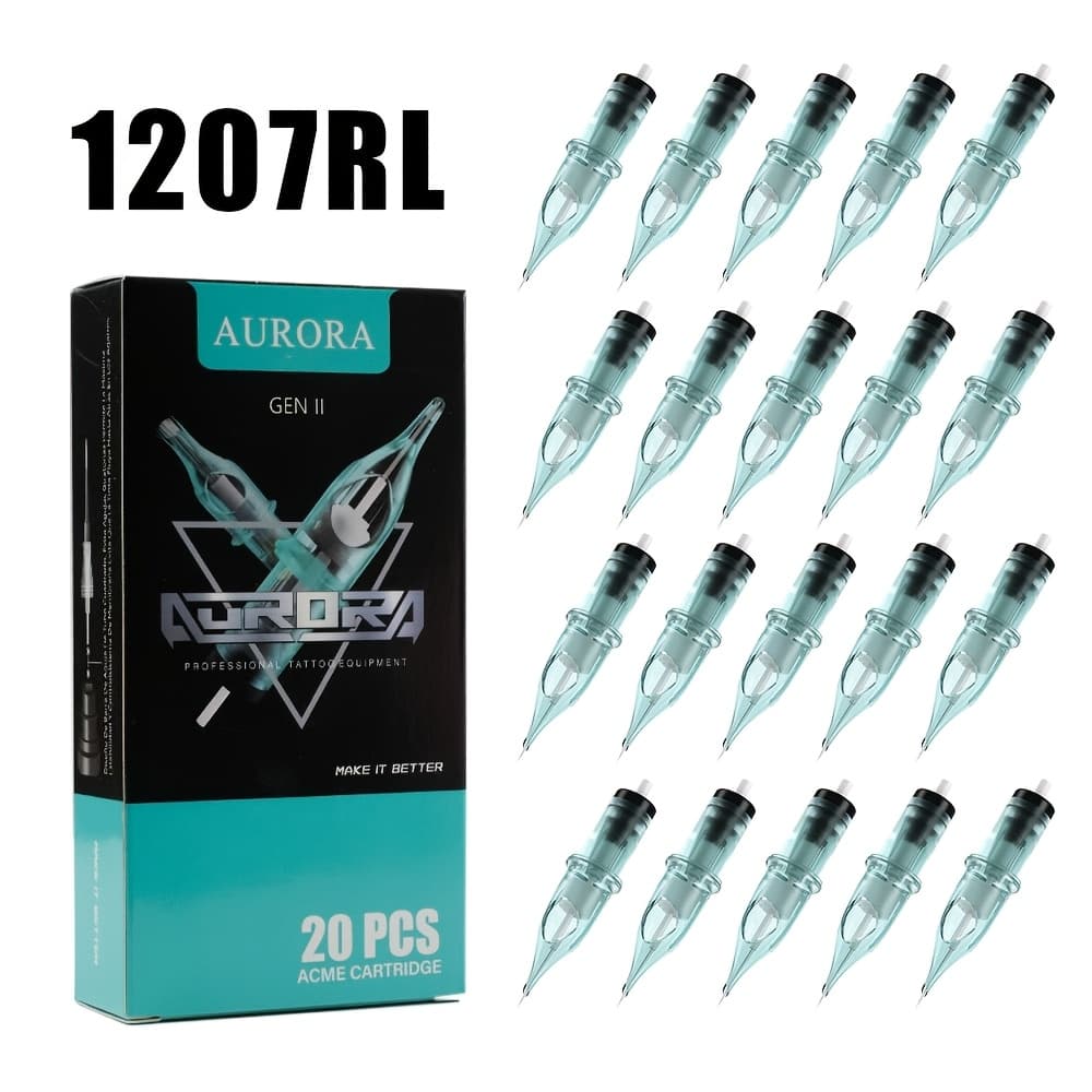 TEMU 20pcs/box Cartridge Needles, 12 Series Tattoo Needle Liner For And Beginners