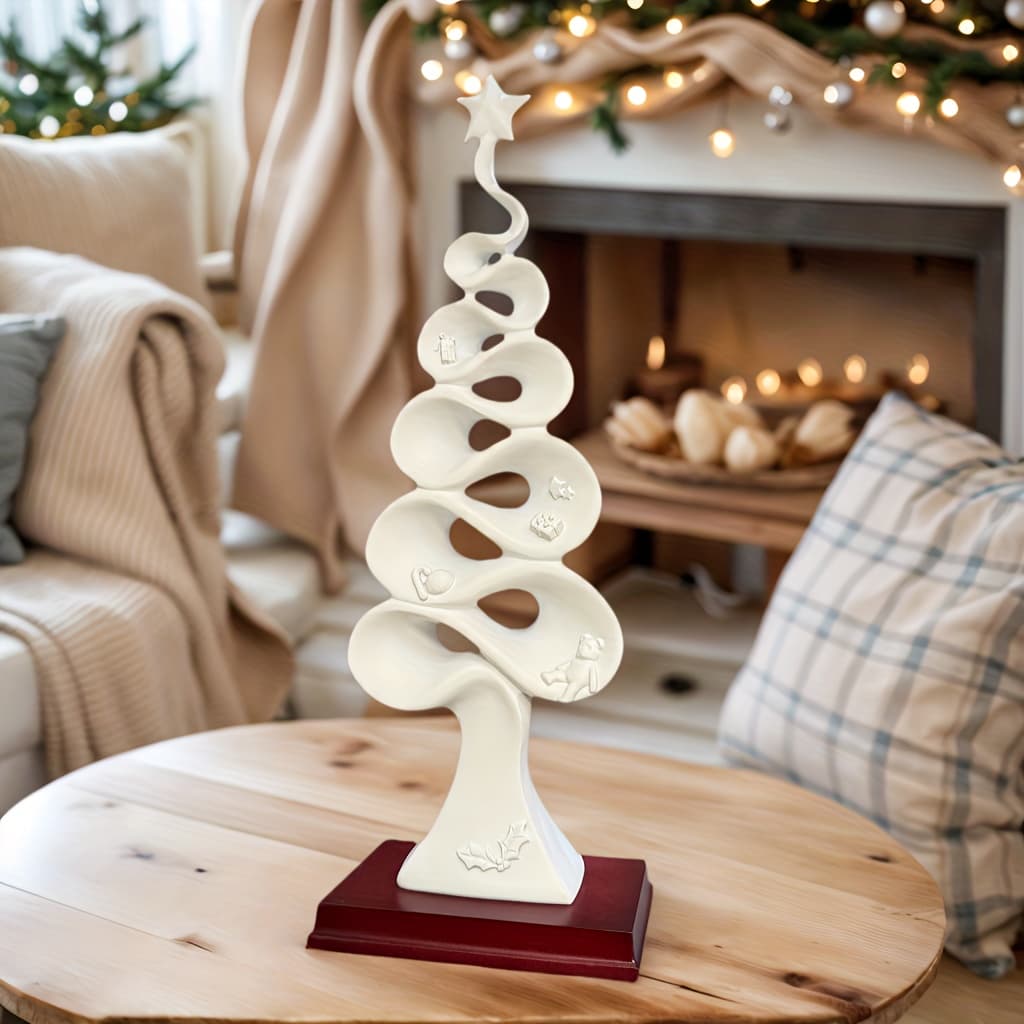 TEMU Abstract Art Figurine Of A Christmas Tree, A Festive Gift For Year, Perfect For Decorating The Home And A Holiday Atmosphere