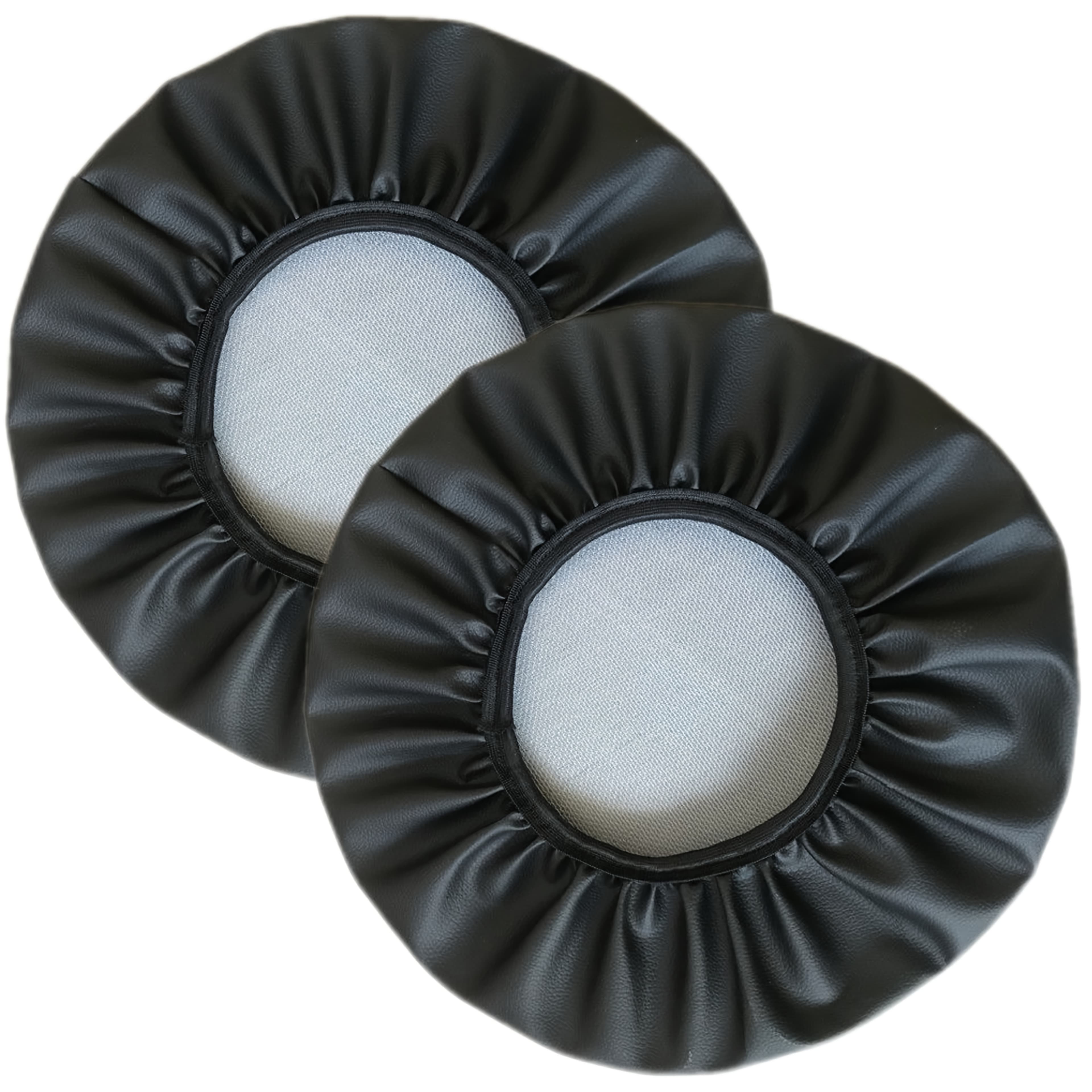 TEMU 2pcs Pu Stool Cover, Lift Chair Bar Chair Cover, Barbershop Round Stool Cover
