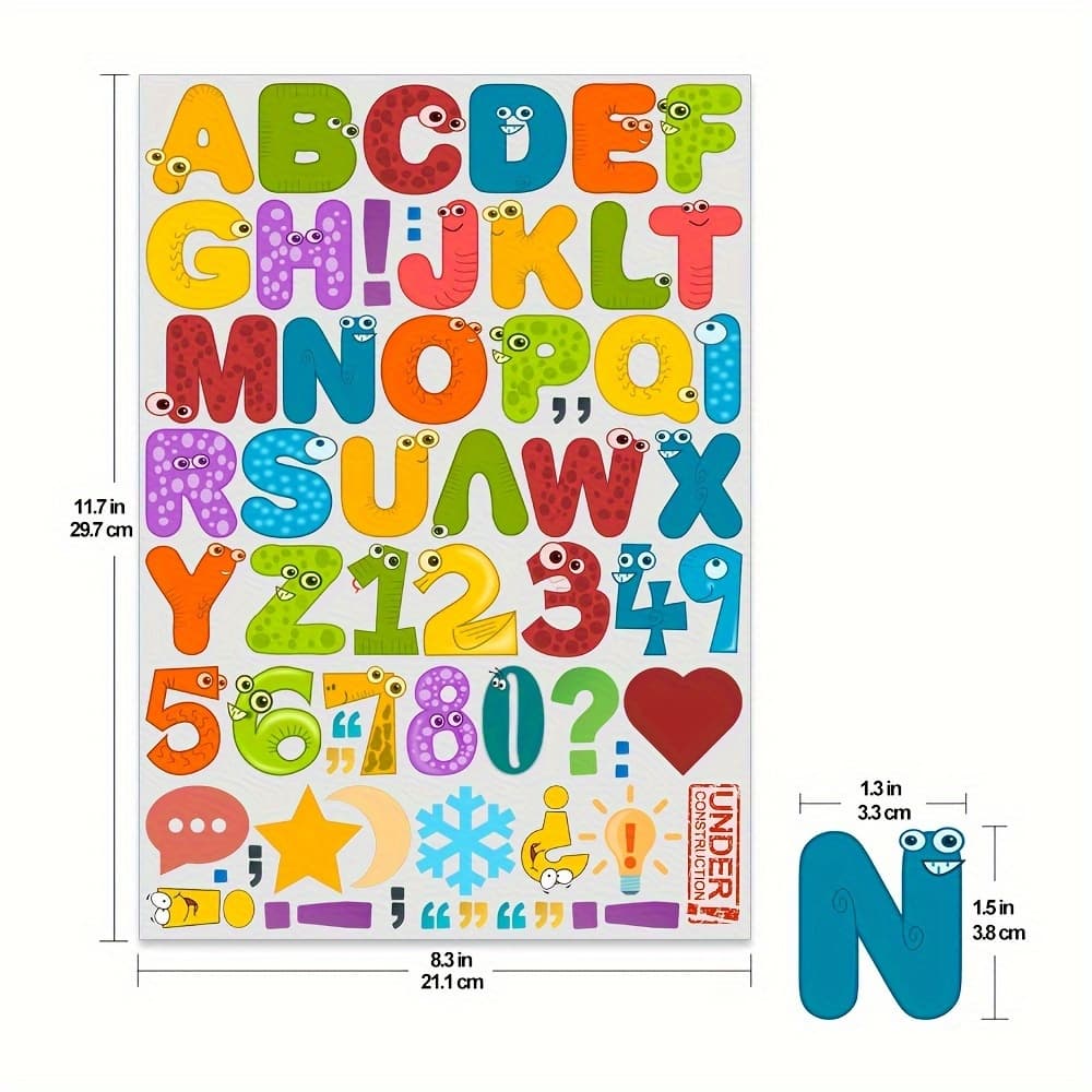 TEMU 256 Pcs 1.5 Inch Iron On Heat Transfer Letters And Numbers Fabric Vinyl Diy For Sport Jerseys T Shirts Clothes Slogan Printing Crafts Decoration (4 Sheets Per Set)