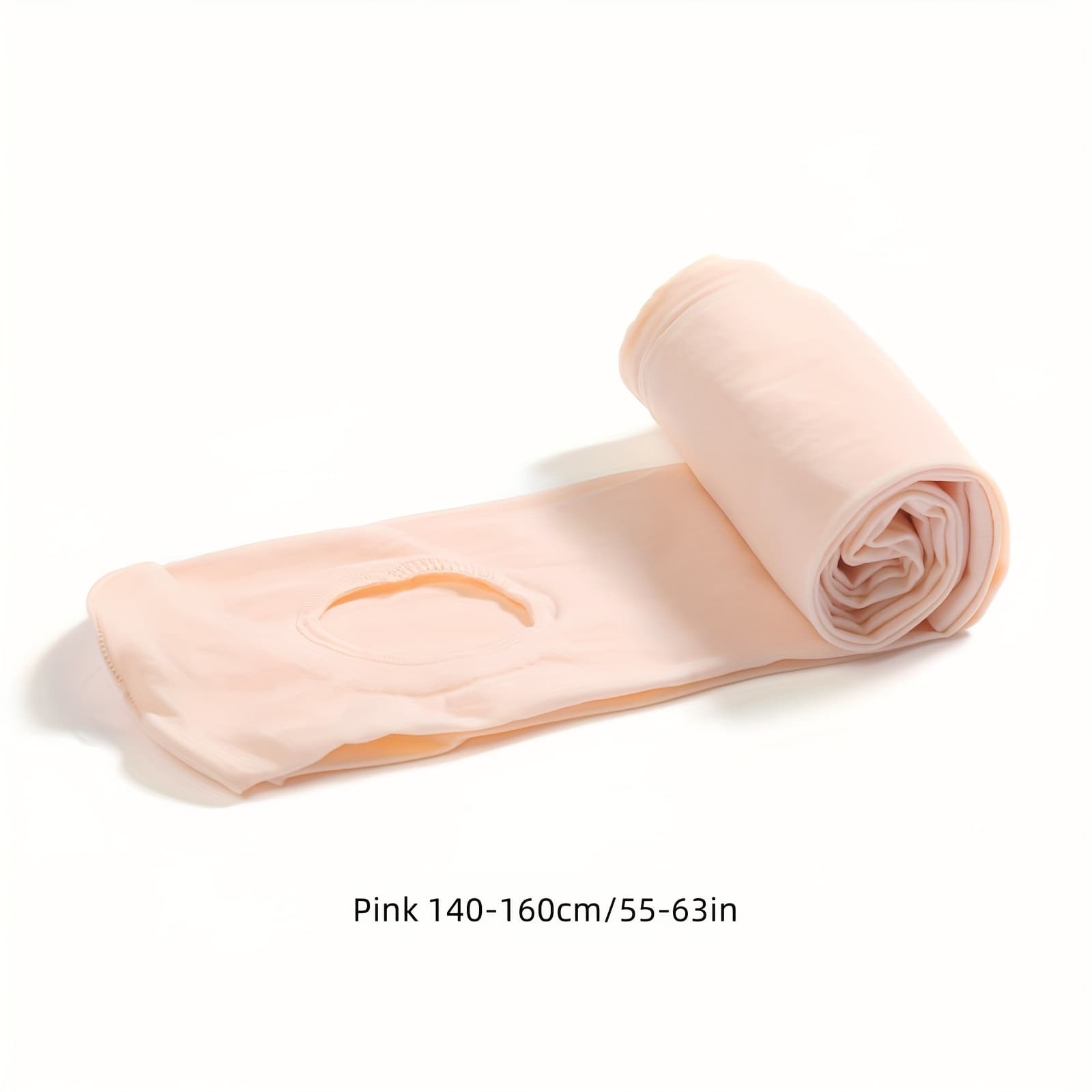 TEMU 1pc Girls' Dance Tights | 60d Hollow-out Ballet Tights, Solid Color, Knit Fabric, Suitable For All , Hand Wash Only
