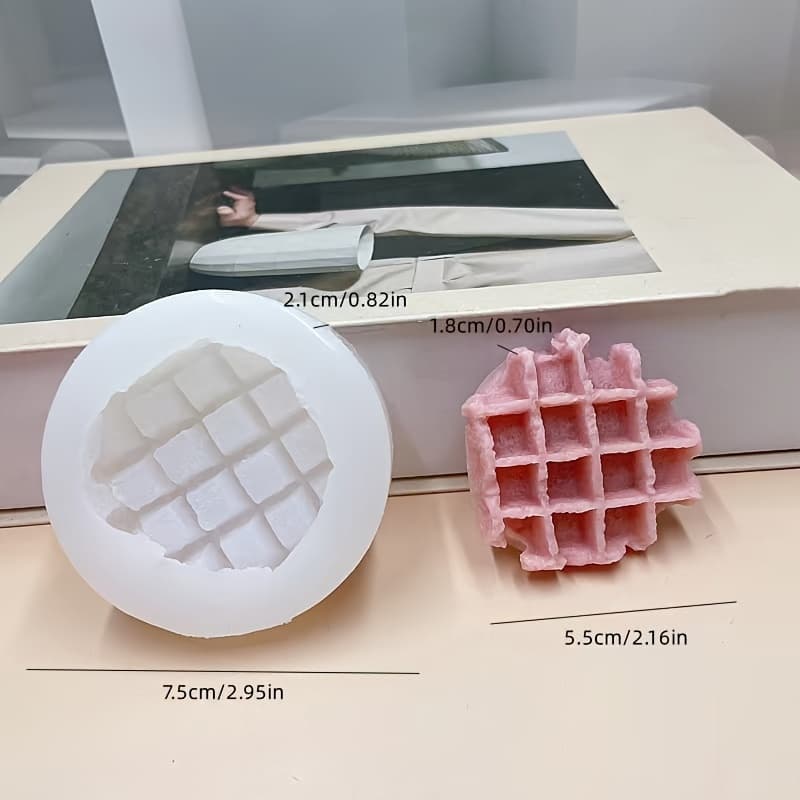 TEMU Silicone Waffle Mold Set: Or Crafting - Includes Round And Shapes