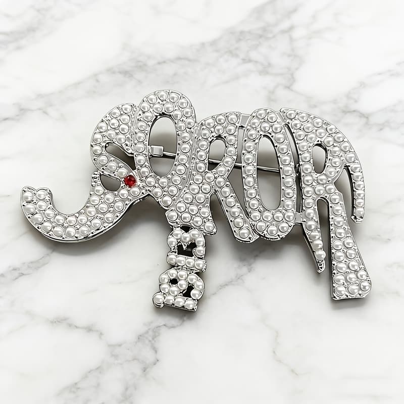 TEMU 1913 Elephant Pin - Adorable Animal Accessory For Women's Jewelry - Perfect For Sorority Events, Celebrations, And Daily Use, Pins