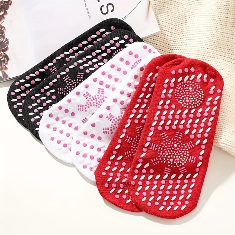 TEMU 3 Pairs/5 Pairs Novelty Socks - Comfortable Breathable Socks, Warm And Cold-resistant, Gift, Men's Socks, Women's Socks