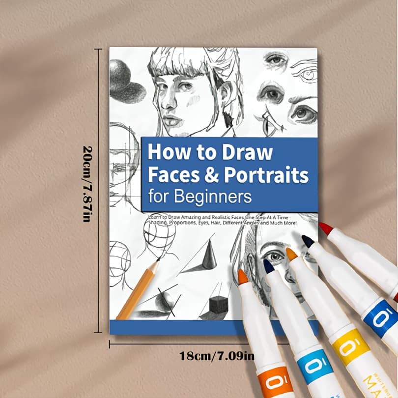 TEMU How To Draw In 24 Days: A Guide For Adult Beginners To Learn Sketching And Shading Through Simple, Easy-to- Steps And Instructions. Practice Drawing Patterns A Month. Suitable For , And Vitality