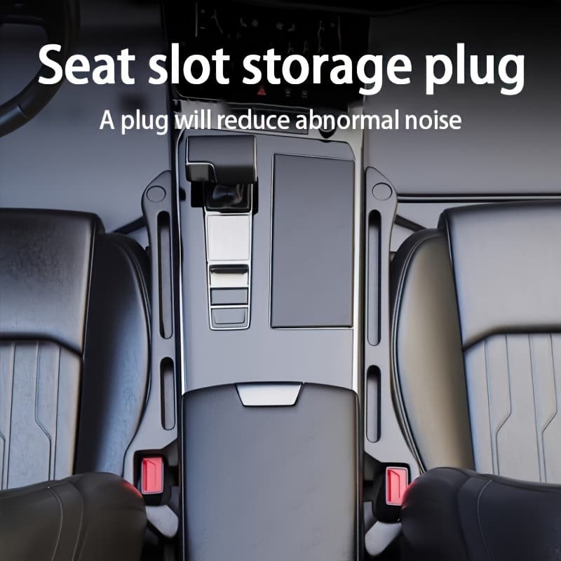 TEMU 1 Pair Of Car Seat Storage Slots, Seat Storage Box, Anti-drop Filler Storage Box, Phone And Key Holder, Car Interior Accessories, Car Organization, Car Supplies