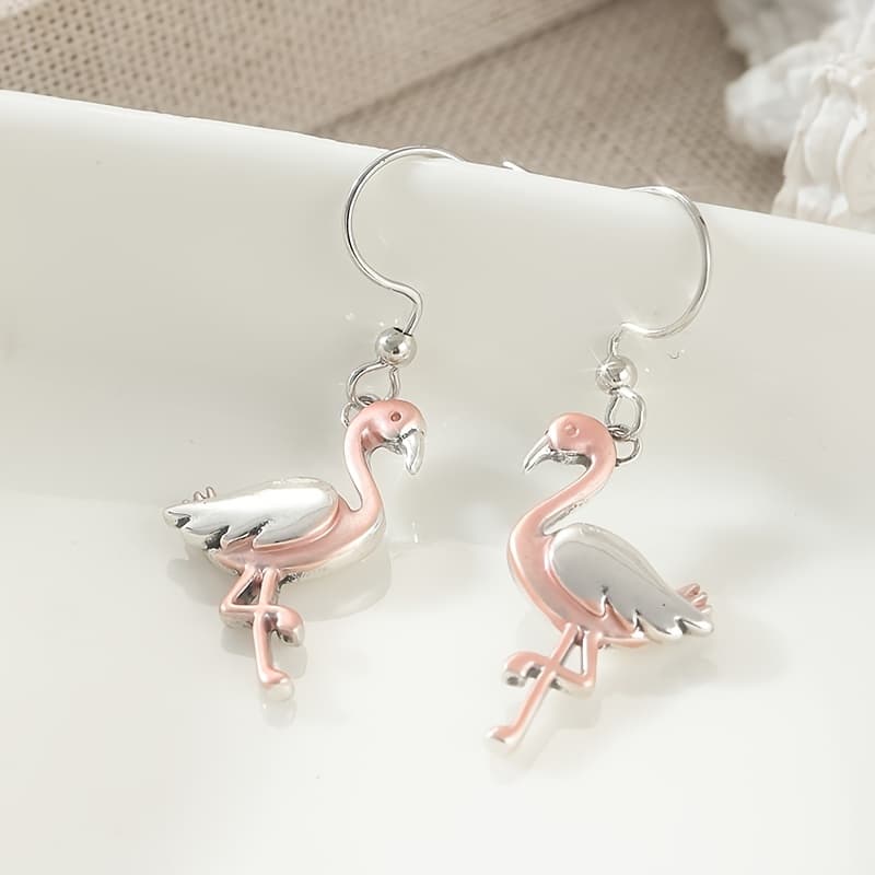 TEMU A Set Of Adorable Trendy Bird Earrings Featuring A Design, Wear For Women