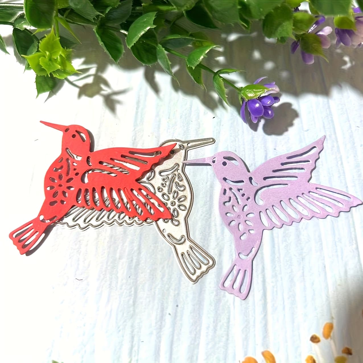 TEMU Bird Metal Die-cutting, Used As A Cutting Mold For Card Making, Diy Photo Album Paper Card Art Craft Decoration For Embossing Mold