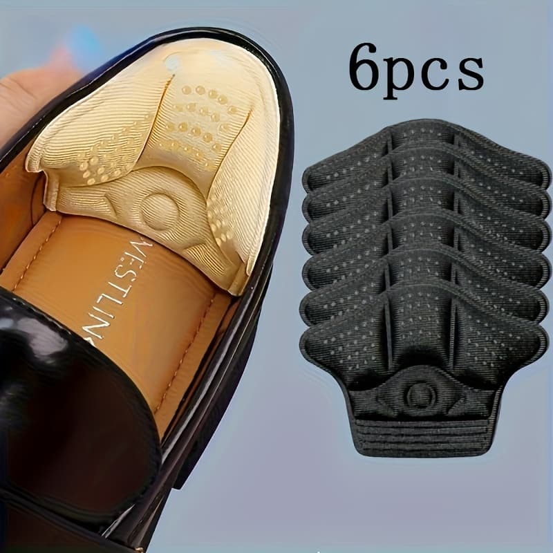 TEMU 6/10pcs Heel Pad, Suitable For Loose Shoes, Unisex, Shoe Fit , Non-slip And Anti-wear Foot Pad, Friction