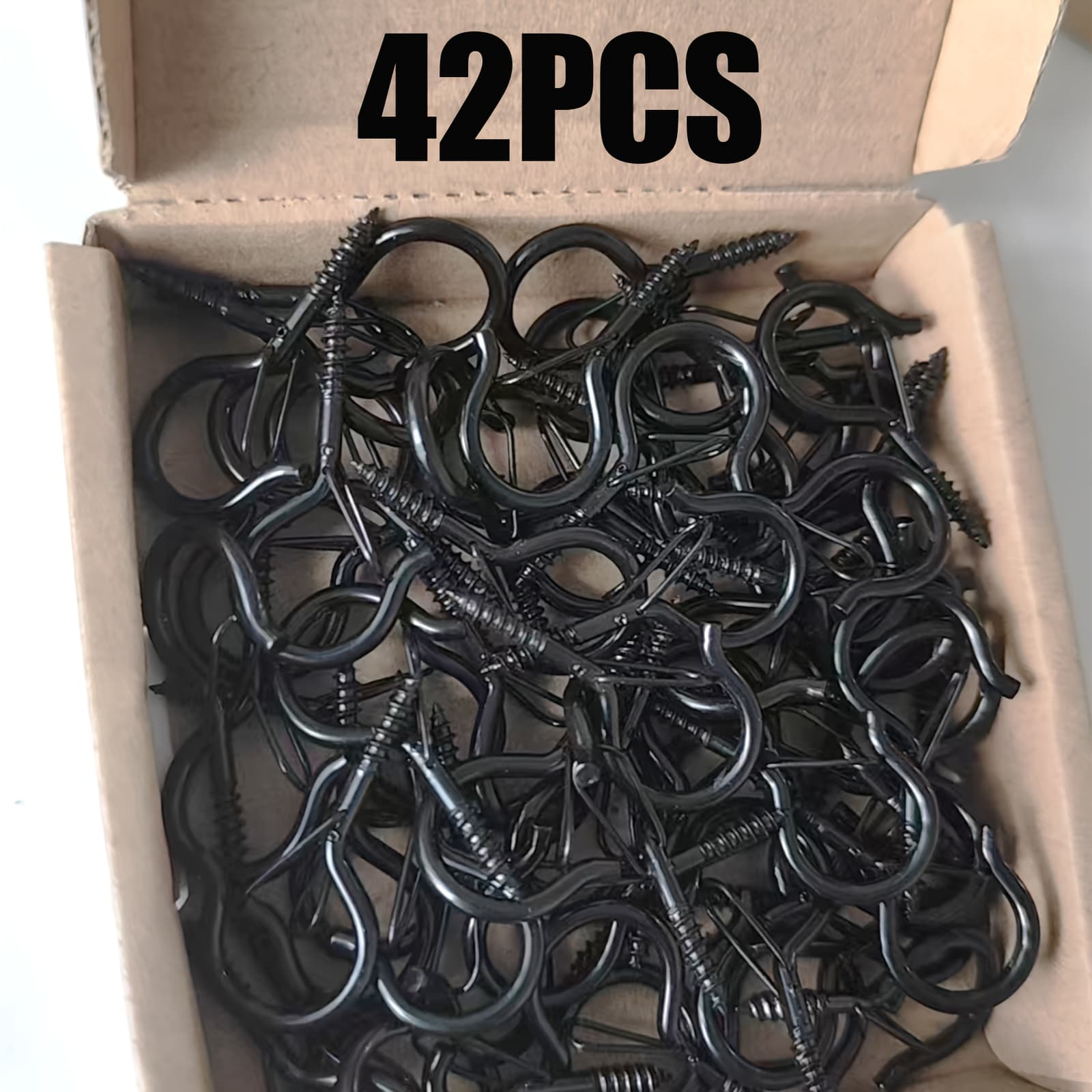 TEMU S-hooks, Halloween Decorative Hanging Hooks With Safety Clasps, Metal Q-hooks That Are , Practical For Home Decor, Suitable For Hanging Christmas String Lights, Wind Chimes, Bird Feeders
