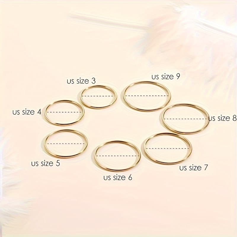 TEMU 7/14pcs 1mm Stainless Steel Stacking Rings For Women Thin Golden Silvery Plain Band Rings Stackable Knuckle Rings Thumb Pinky Rings Midi Finger Rings Fit Size3-9 No Tarnish