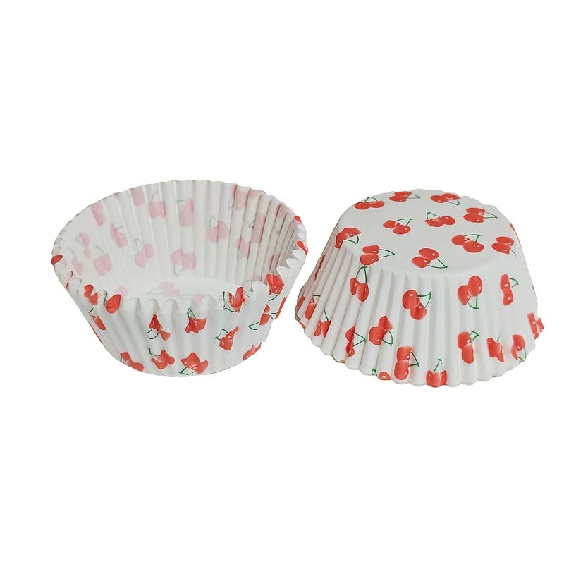 TEMU Cake Paper Cup Liners, Cake Oil-proof Paper Holders, Baking Paper Holders, Cake Liners, Baking Tools, Cake Tools, Cherry Cake Paper Cups