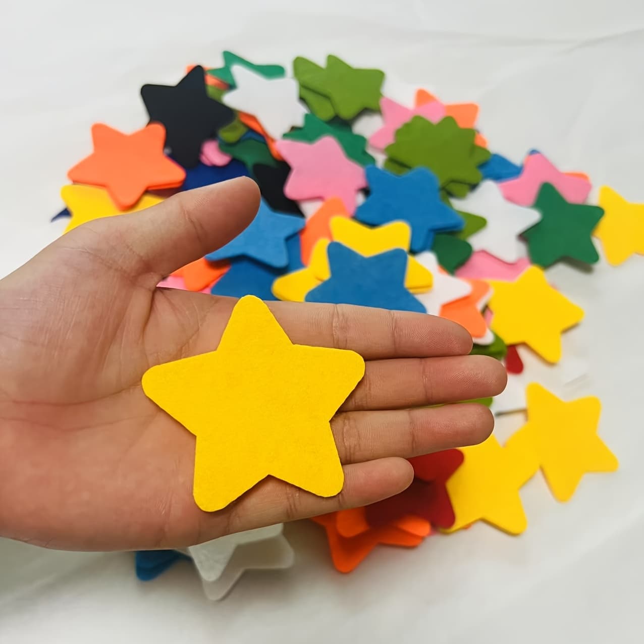 TEMU 110 Laser-cut Felt , 1mm Felt Decorations Perfect For Clothing Patches, Bag Embellishments, Journal Stickers, Fabric Crafts More; Adhesive Or Sew-on For All Kinds Of Fabric