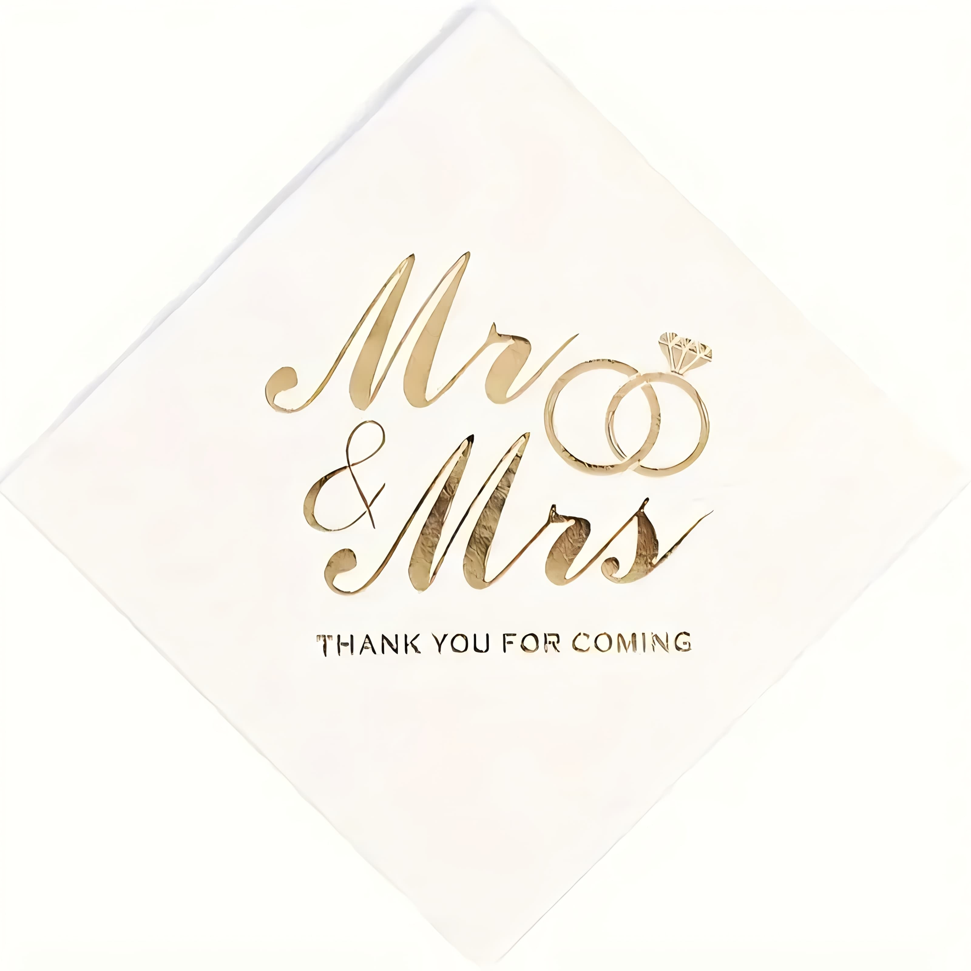 TEMU 50 Pack Disposable Napkins - 3 Ply Soft And Elegant For Wedding, Bridal Shower, Anniversary, Valentine's Day And Celebrations