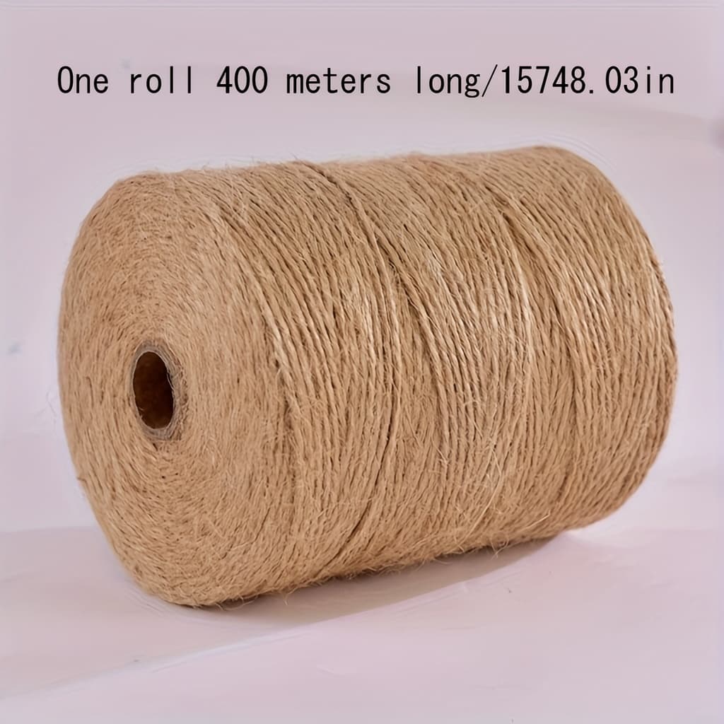 TEMU Long Natural Sisal And - Perfect For Cat Scratching Posts, Gift Wrapping And Home Decor Handmade Crafts