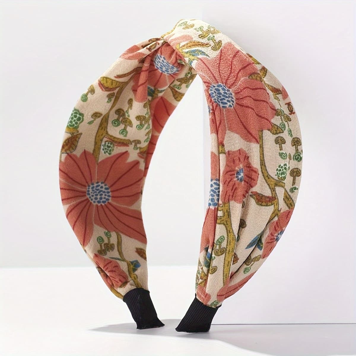 TEMU European And American Large Flower Headband Spring/ Seaside Beach Headband 1pc Daily Wear Hair Additions