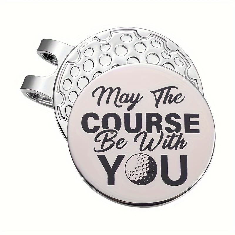 TEMU 1pc Magnetic Golf Ball Marker With Hat Clip - Magnetic Clip Attachment, Magnetic Numbered Ball Markers For Easy Course Tracking, Golf Course Accessory For &, Great Gift For Golf Lovers ()