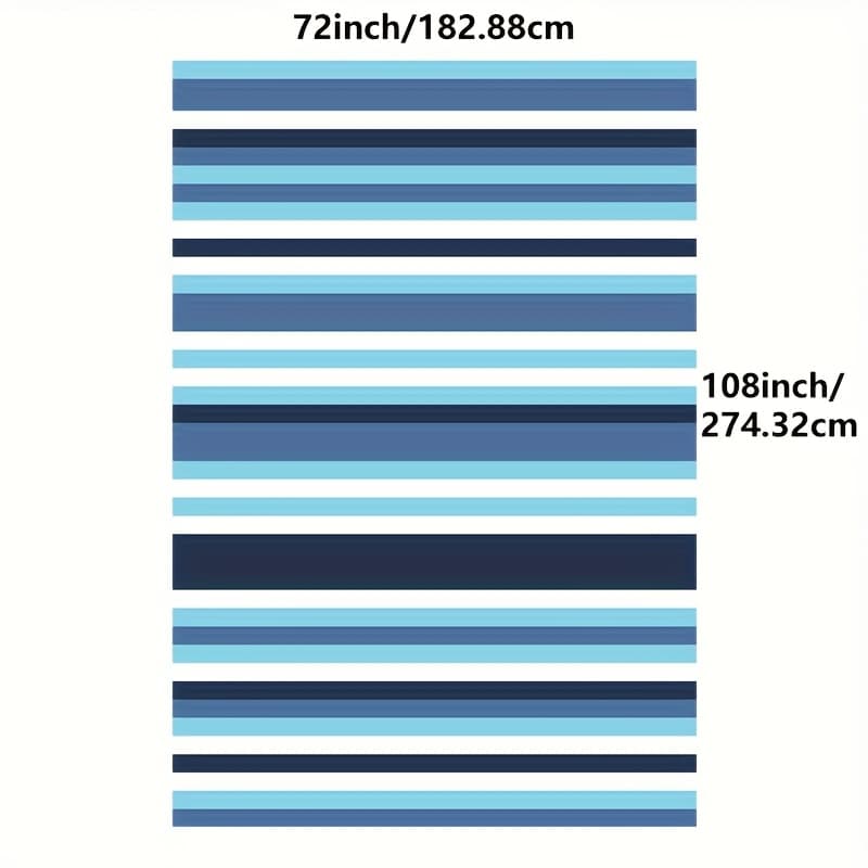 TEMU Striped Color-block Outdoor Rug | Pp Woven Carpet | Large-size Multi- Outdoor Mat | Valentine's Day