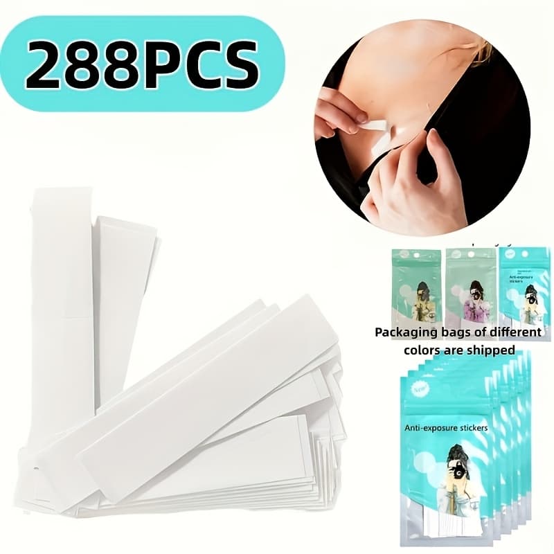 TEMU 32/288pcs, Double-sided Tape For Fashion, Clothing And Body, Clothing Tape For Body And Clothes, Gentle Body Tape For Women, Strong Adhesive Fabric Tape