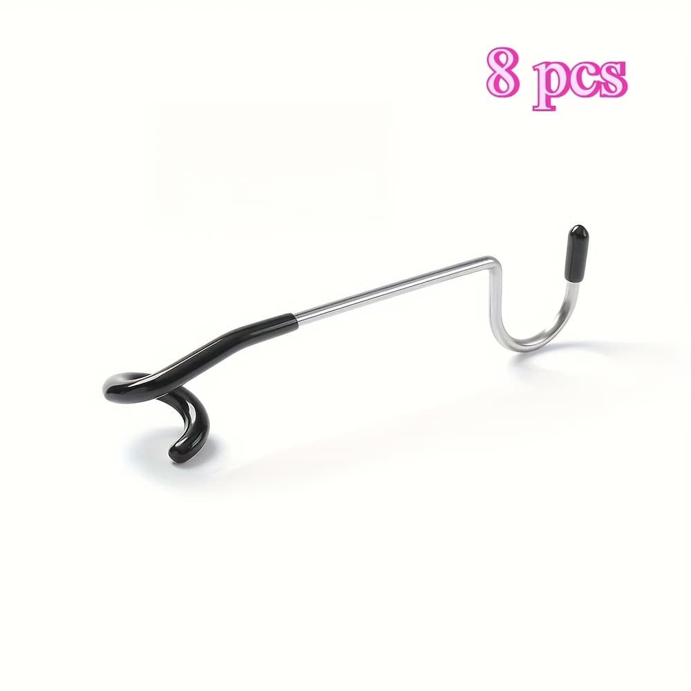 TEMU 4/8 Stainless Steel Camping Pole Hooks | Multi-functional Outdoor Hooks | Modern Camping Gear | High-value Camping Tools | Durable Design | Essential For Outdoor Camping