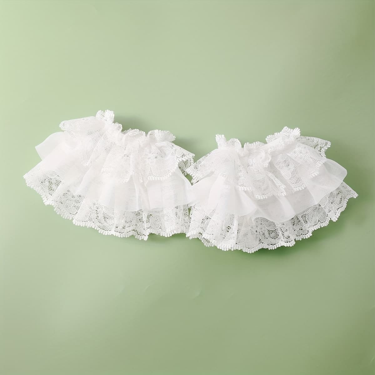 TEMU 1 Pair Women's Summer Stretch Lace Sleeve Covers, Elastic Sunscreen Cuffs, Korean Fake Sleeves, , For Driving And Outdoor Activities