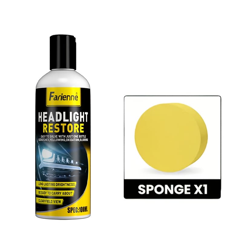 TEMU Professional Car Headlight Repair Agent-remove Yellowing, Oxidation And Fog-lens Polishing And Grinding Materials-effectively Improve The Brightness Of Car Lights, Grinding And Polishing