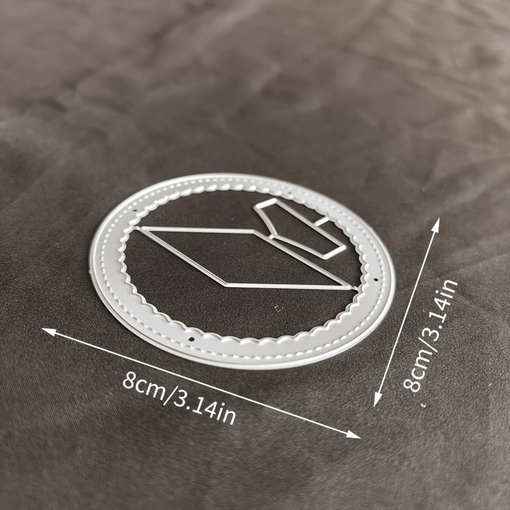 TEMU 1pc A Unique Metal Die Designed For Scrapbooking And Crafting, Suitable For Embossing Templates, And A Tool For Handmade Cards And Gift Cards
