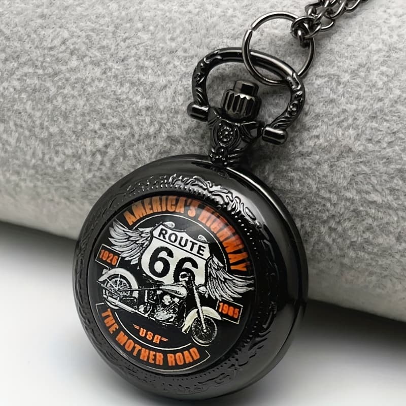 TEMU Retro Route Mother Sports Necklace Watch