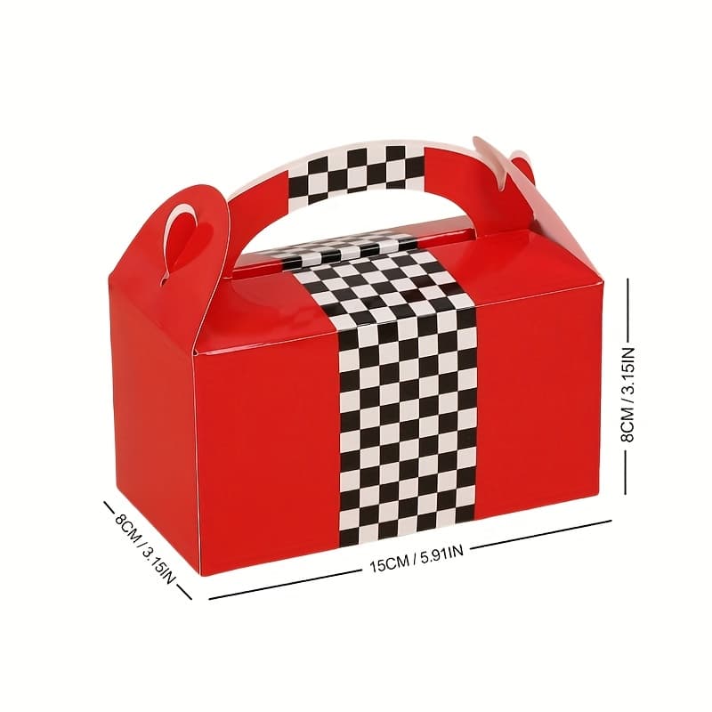 TEMU 10 Racing-themed Party Gift Boxes, Suitable For Gift Favors And Packaging.