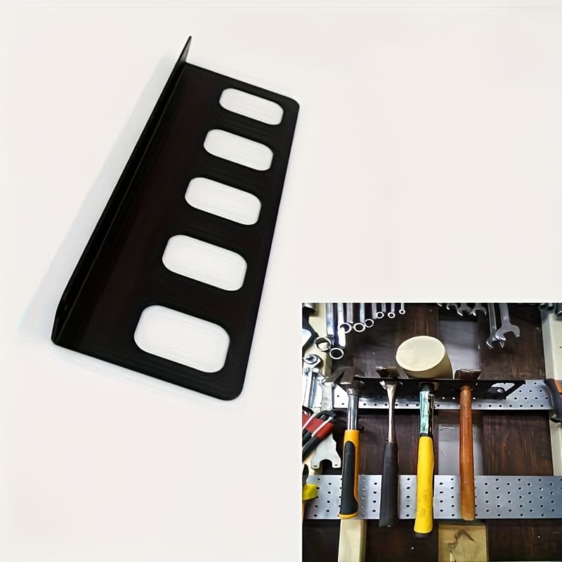 TEMU A Black Metal Tool Organizer, Versatile In Function, To Storage In While Ensuring And Space , Storage Racks