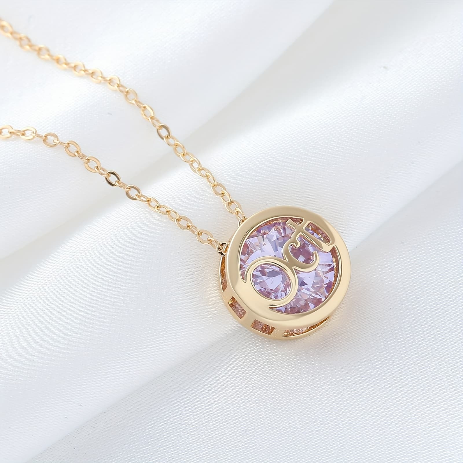 TEMU 1pc -december Birth Month Necklace With Birth Number Pendant - Suitable For Daily Wear, Wedding, Christmas, Valentine' & Mother' Day Gift - Birthday Accessory, For Teenager