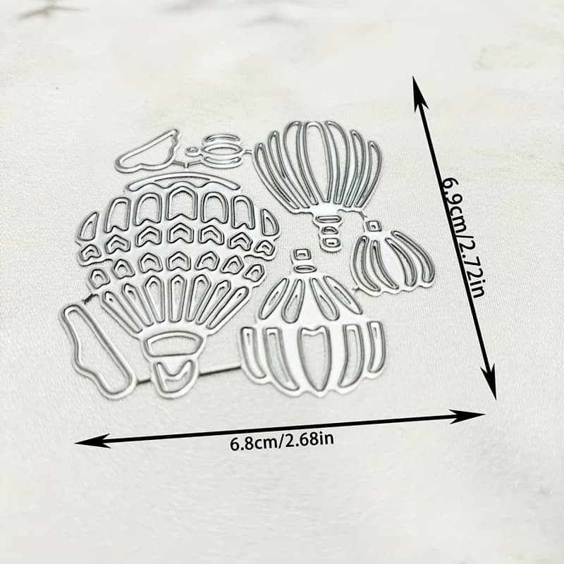 TEMU Hot Air Balloon Metal Cutting Dies - Templates And Stencils For Diy Scrapbooking, Albums, Greeting Cards, And Home Decor - Craft, Scrapbooking, And Greeting Card Making Enthusiasts!