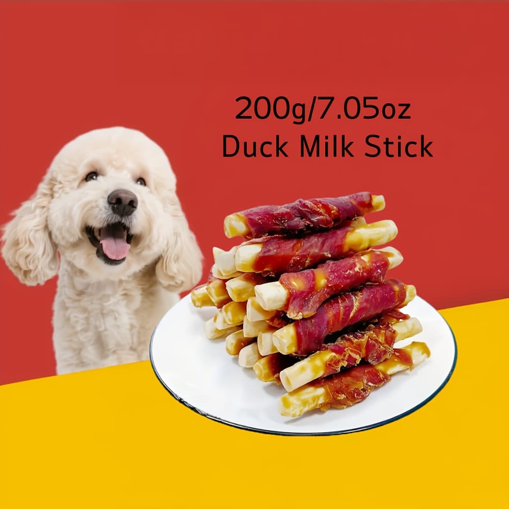 TEMU 17.65oz Large Package Dried Treats, Suitable For , Medium And Large Dogs, Made From Duck - Healthy, Easy To , Long-lasting Dog Chews, High In Protein, Low In Fat, Training Reward Snacks.