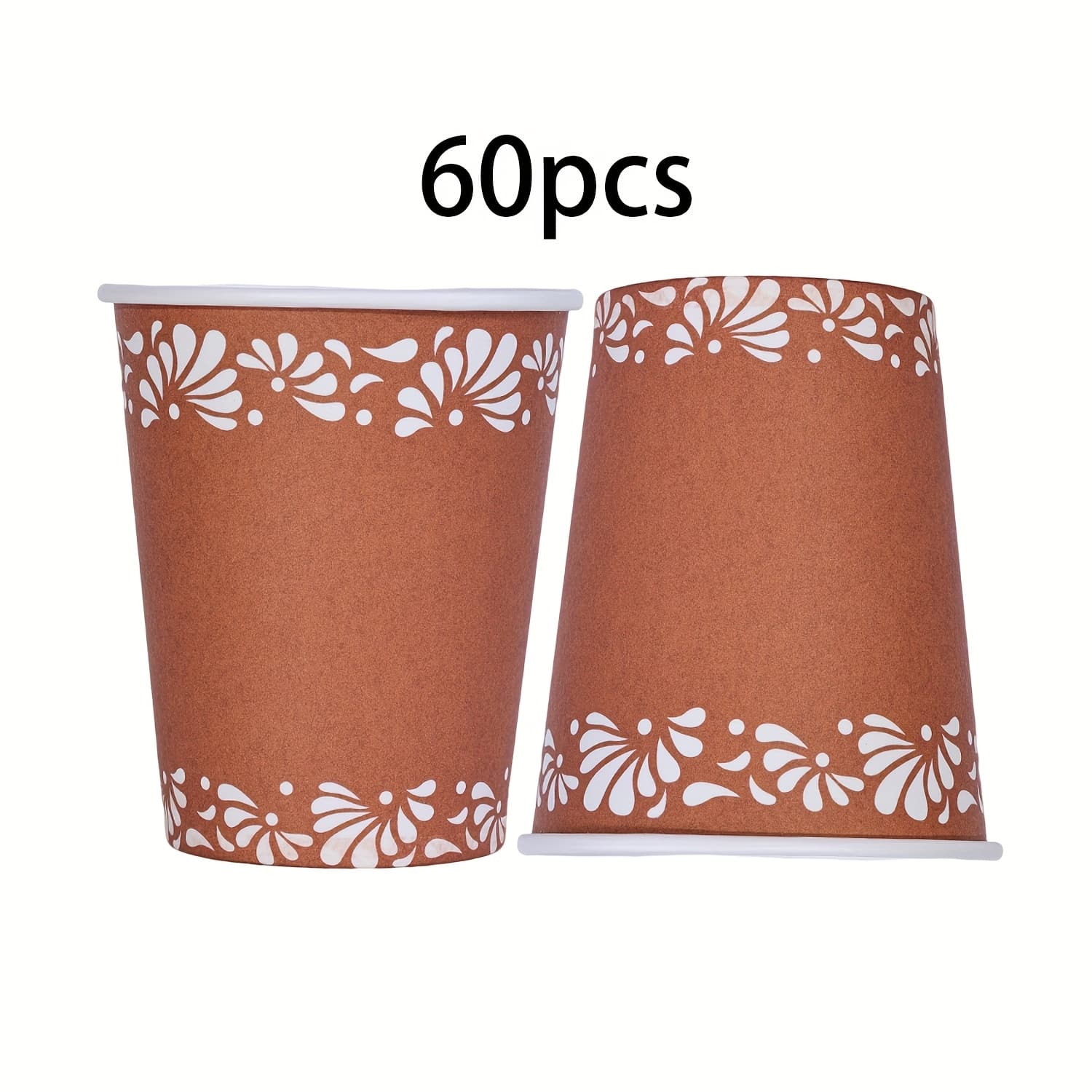 TEMU 20/40/60pcs Mexican Clay Paper Cups Compatible For Drinks - Authentic U-shaped Terracotta Clay Pottery Cups For Wedding, Birthday Party Decorations, Mexican-themed Parties ( De Mexicanas)