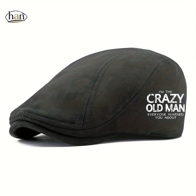 TEMU Spring And Autumn British Vintage Peaked , Casual And Versatile Baseball , Unisex Beret