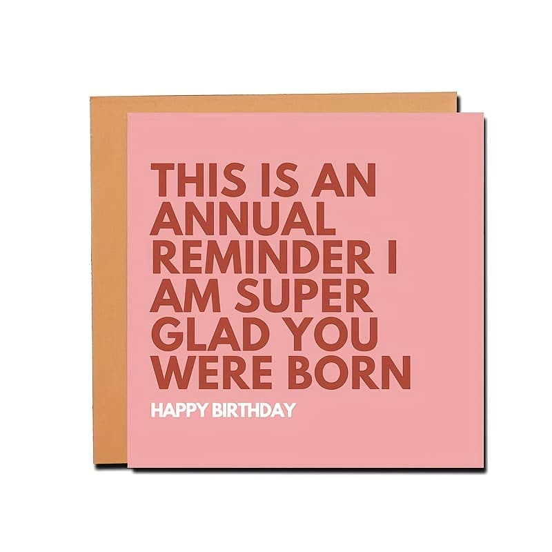 TEMU 1pc Beautiful Birthday Card Designed For , ( X ) High-quality Paper With Envelope, Perfect For Celebrating Birthdays Of , , Family , , And Spouses