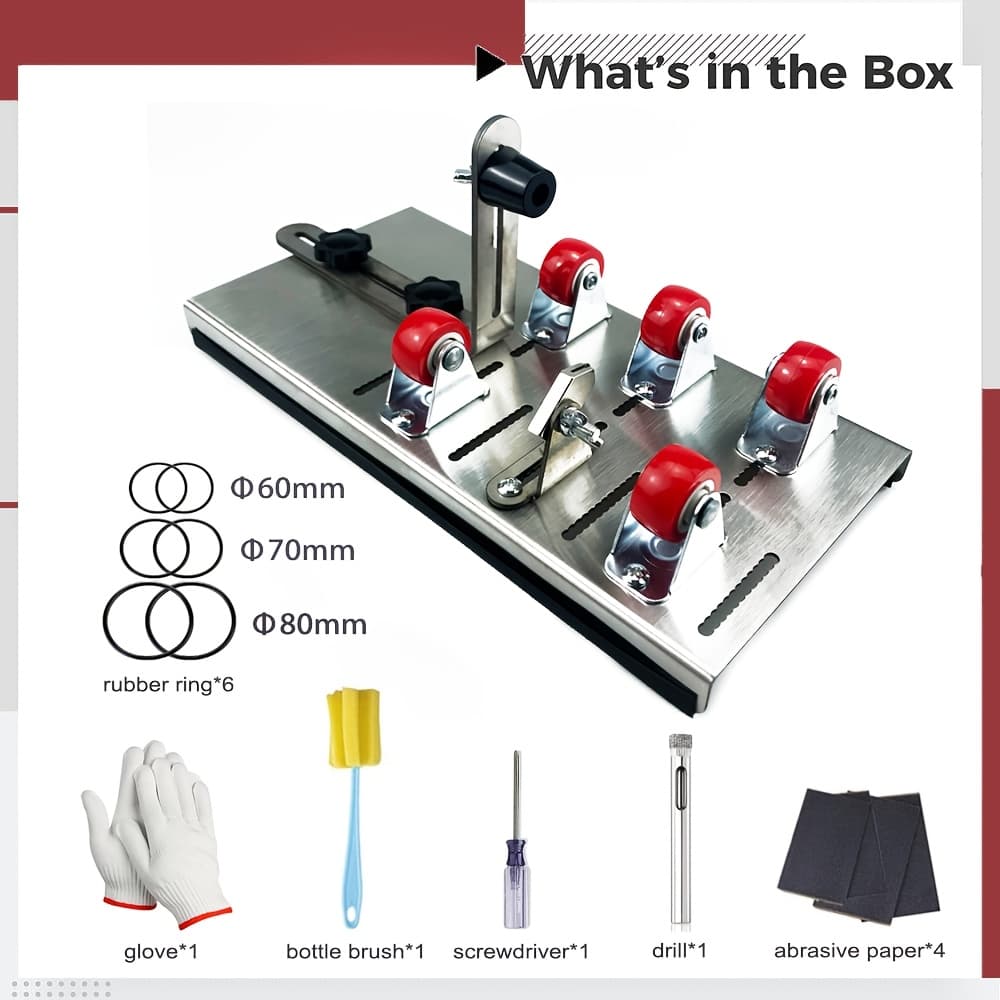 TEMU Glass Tool Stainless Steel Vase Cutting Tool Diy Tool Suitable For Handmade Enthusiasts