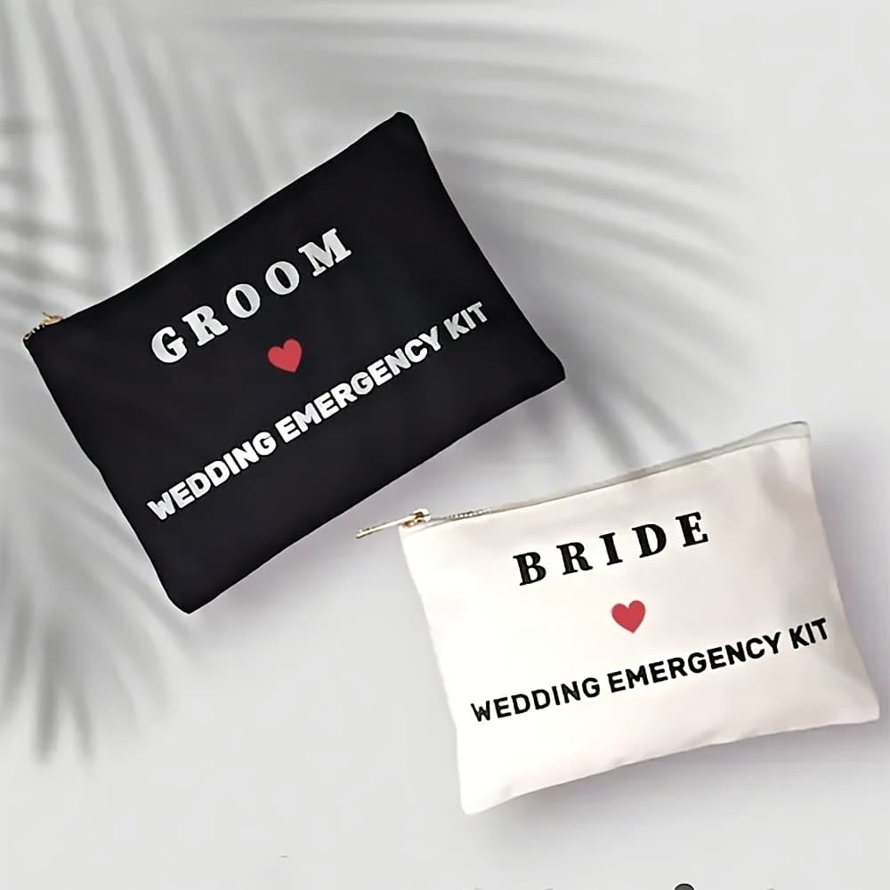 TEMU Kit Bag For Newlywed Couples, Including Gifts For The Bridal Shower, Bachelor And Bachelorette Parties, And Decorations, Along With A Makeup Bag